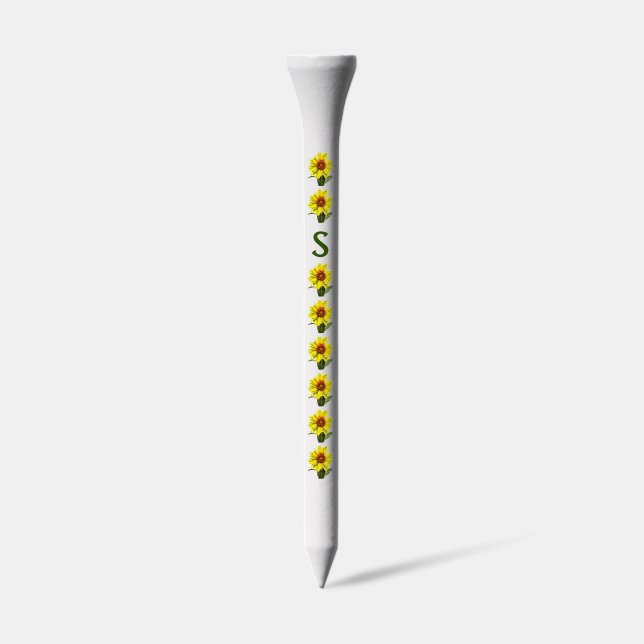 Sunflower Golf Tee (Side)