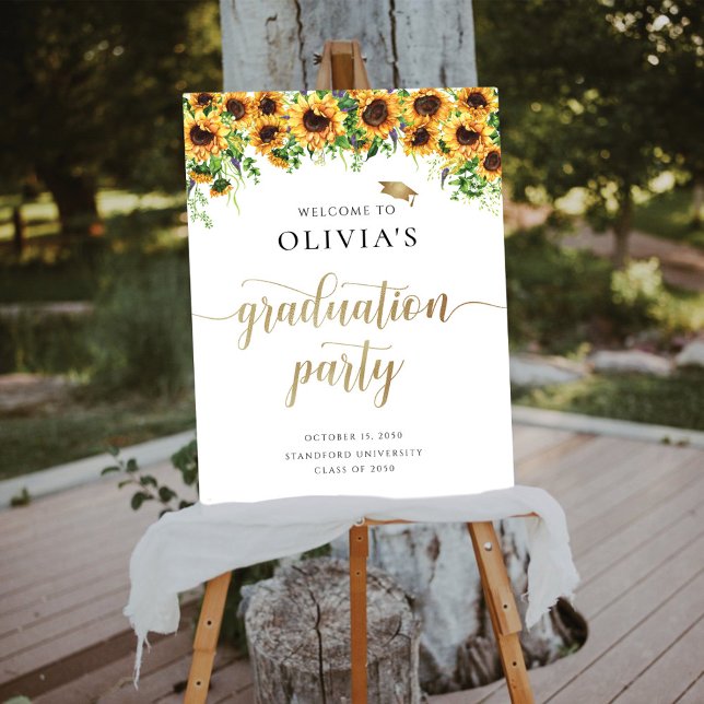 Sunflower Graduation Party Foam Boards (Creator Uploaded)