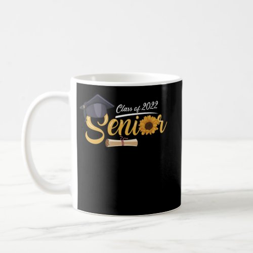 Sunflower Graduation Senior Class of 2022 Graduate Coffee Mug