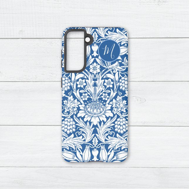 Sunflower Grapes Pattern William Morris Samsung Galaxy Case (Creator Uploaded)