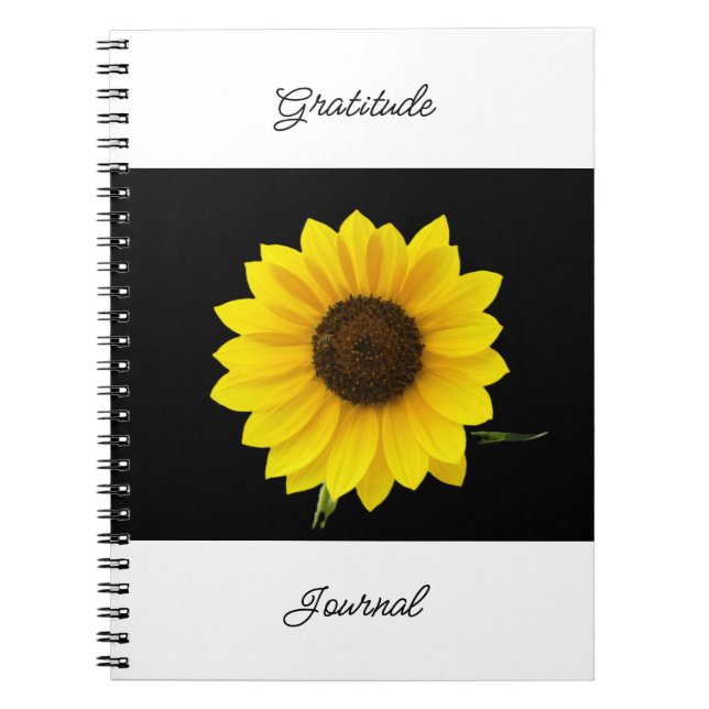 Sunflower Gratitude Journal (Front)