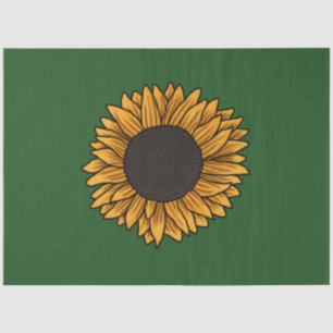 Sunflower Green Tissue Paper