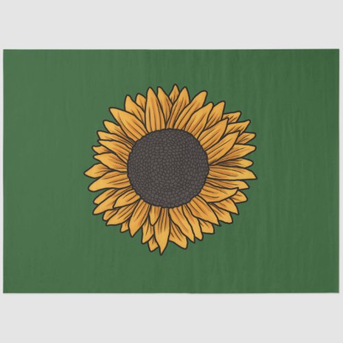 Sunflower Green Tissue Paper
