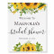 Sunflower Greenery Bridal Shower Welcome