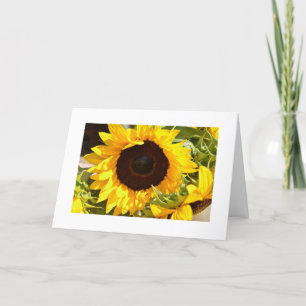 Sunflower Greeting Card