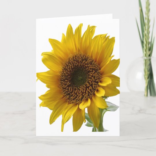 Sunflower Greeting Card For Her 1757