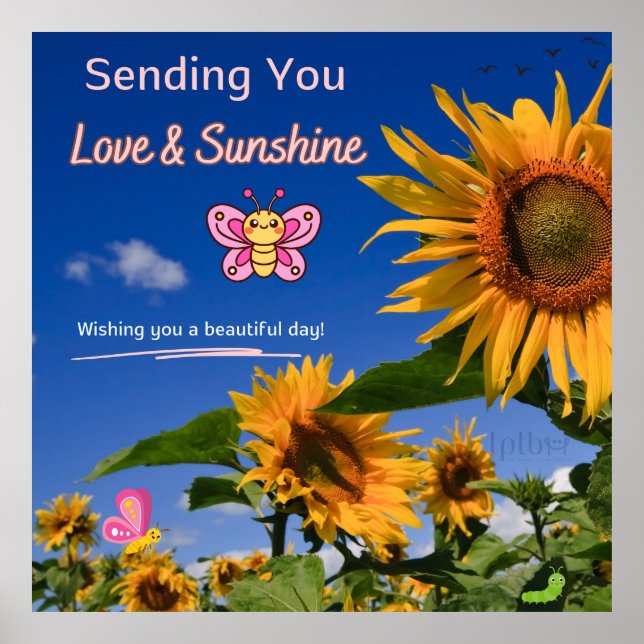 SUNFLOWER GREETINGS ONLINE + POSTER (Front)