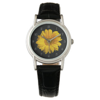 Sunflower Grey Script Numbers wacna Watch