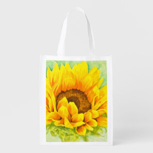 Sunflower Grocery Bag