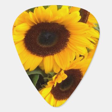 Sunflower Guitar Pick