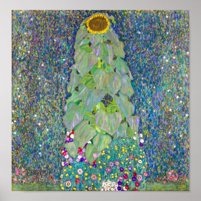 Sunflower | Gustav Klimt | Poster (Front)
