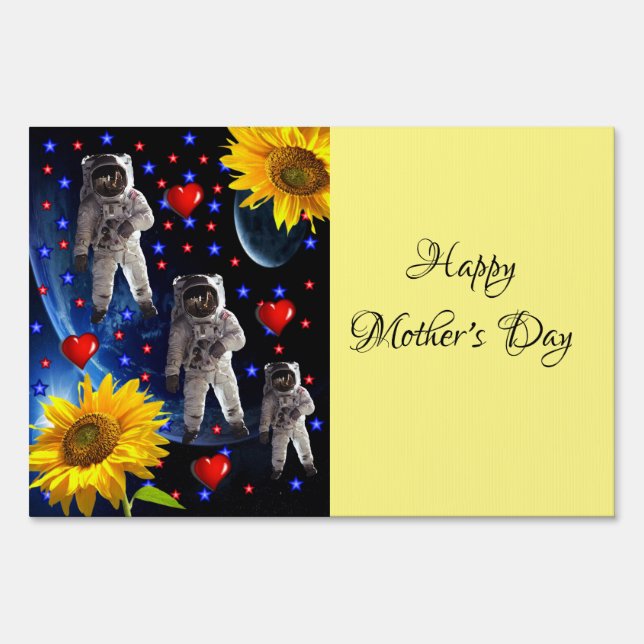 Sunflower Happy Mother's Day Yard Sign (Front)