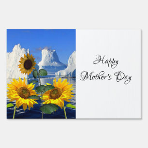 Sunflower Happy Mother's Day Yard Sign