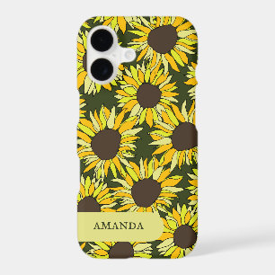 Sunflower head summer flower iPhone 17 case