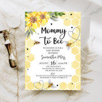 Sunflower Hearts Mommy to Bee Baby Shower