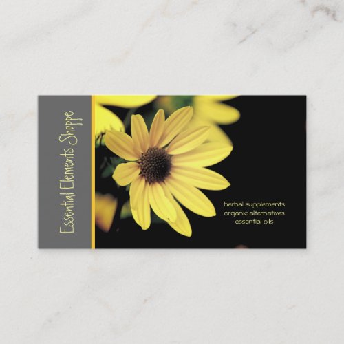 Sunflower Herbalist Business Card