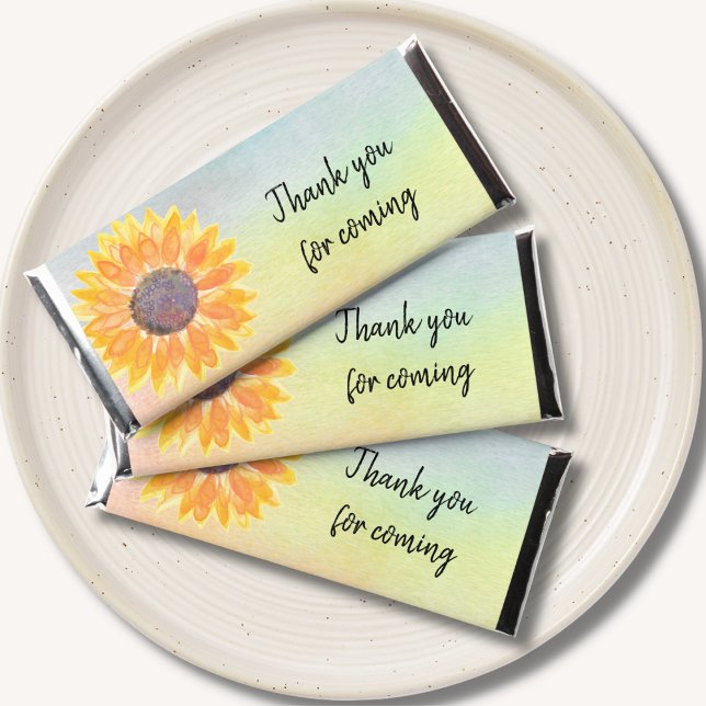 Sunflower  hershey bar favors (Creator Uploaded)