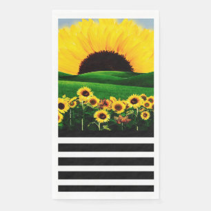 SUNFLOWER HILL PAPER GUEST TOWELS
