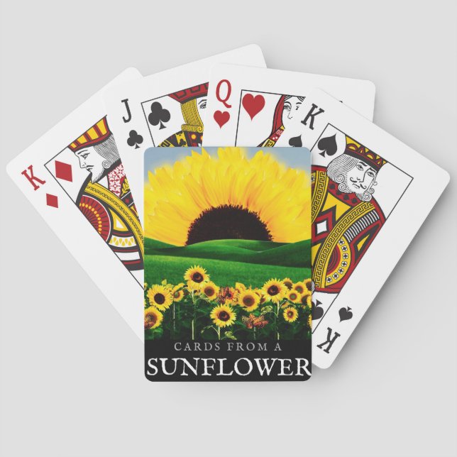 SUNFLOWER HILL POKER CARDS (Back)