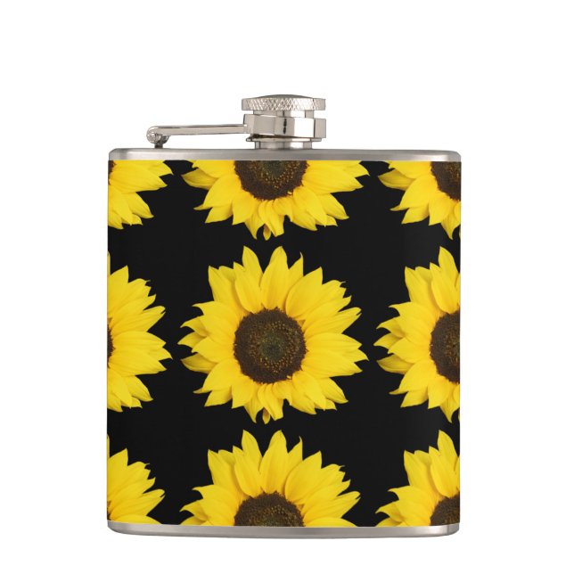 Sunflower Hip Flask (Front)