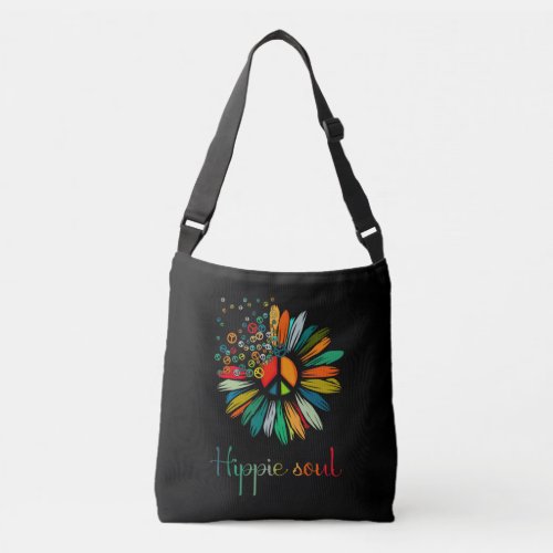 Sunflower Hippie Soul Crossbody Bag