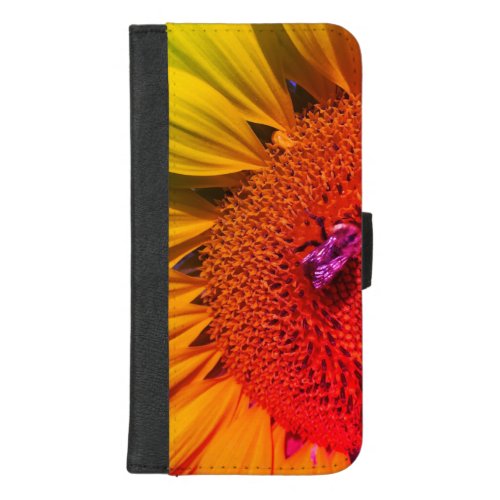 Sunflower Honey Bee iPhone 87 Plus Wallet Case