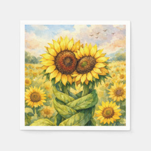 Sunflower Hug Napkins