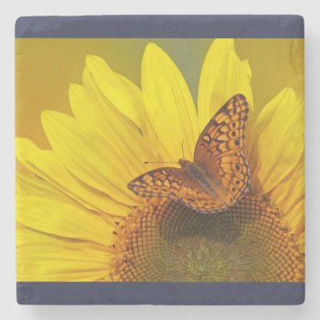 Sunflower Ii Coaster by Considernature at Zazzle
