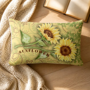 Sunflower II Lumbar Pillow
