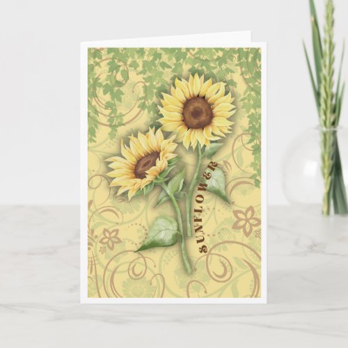 Sunflower II Note Cards