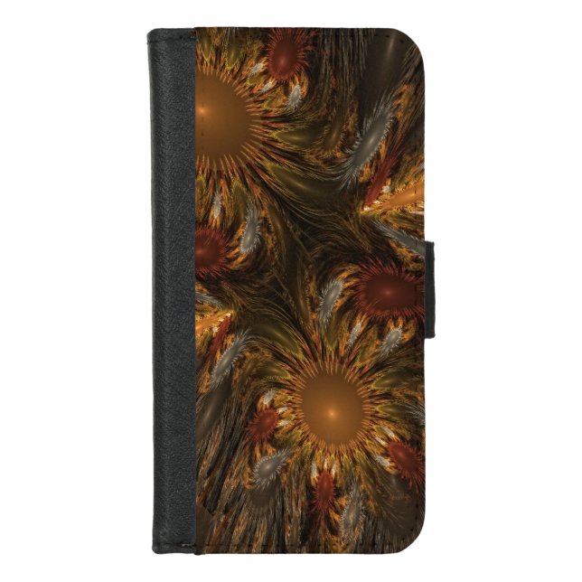 Sunflower Impressions iPhone Wallet Case (Front)