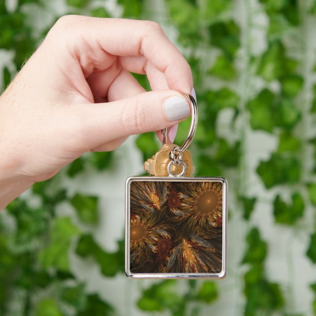 Sunflower Impressions Keychain (Hand)