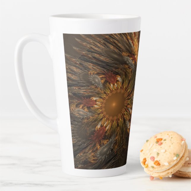 Sunflower Impressions Latte Mug (In Situ)