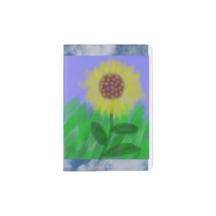 Sunflower In A Cloudless Sky Passport Holder