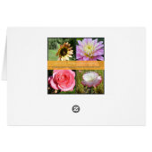 Sunflower in Autumn  Card (Back Horizontal)