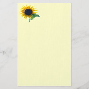 Sunflower In Full Bloom Stationery