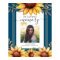 Sunflower In Loving Memory Photo Poster