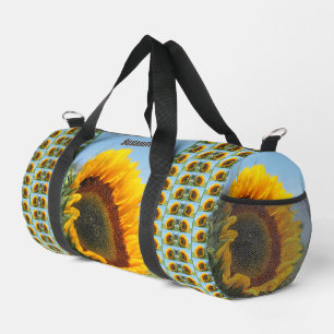 Sunflower In Sunshine Mirror Personalized Duffle Bag