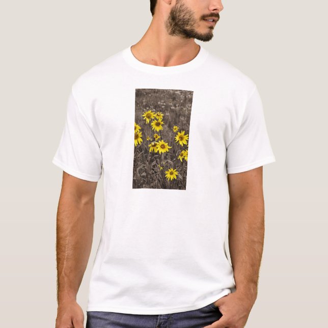 Sunflower in the Rocky Mountain T-Shirt (Front)