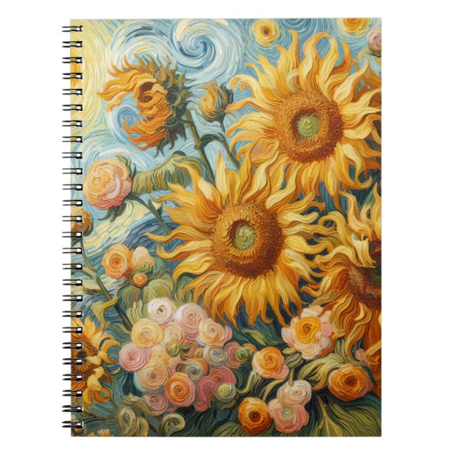 Sunflower Inspirations Notebook (Front)