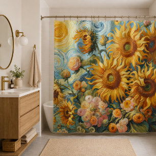 Sunflower Inspirations Shower Curtain
