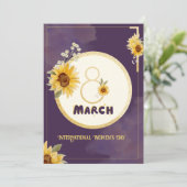 sunflower international Women's Day 2025 March 8 (Standing Front)