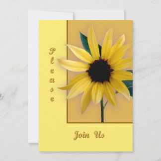 Sunflower Invitation
