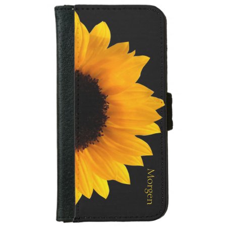 Sunflower Iphone 6 Wallet Case