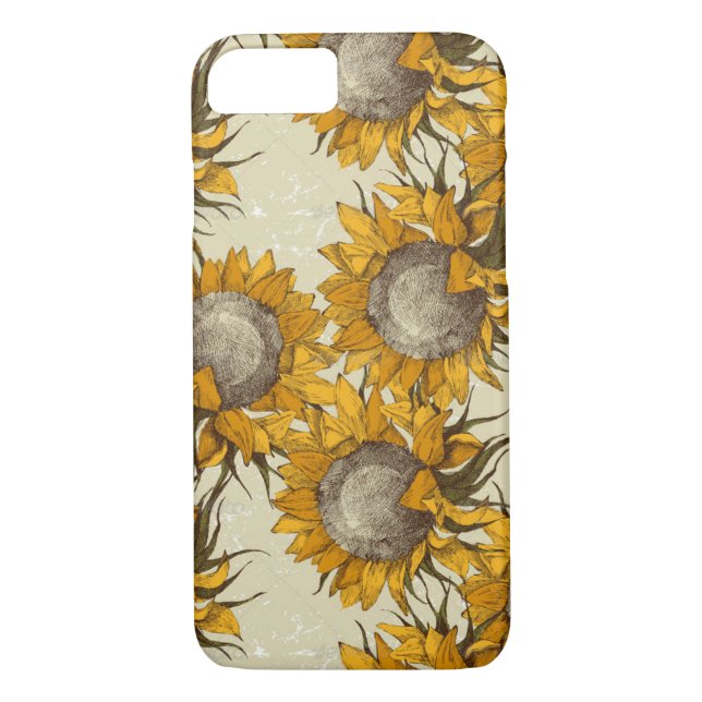 Sunflower Iphone 7 Phone Case (Back)