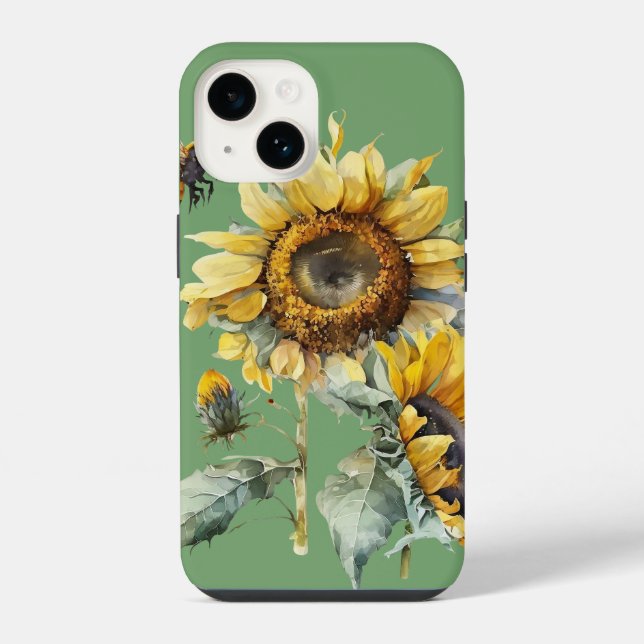 Sunflower Iphone Case (Back)