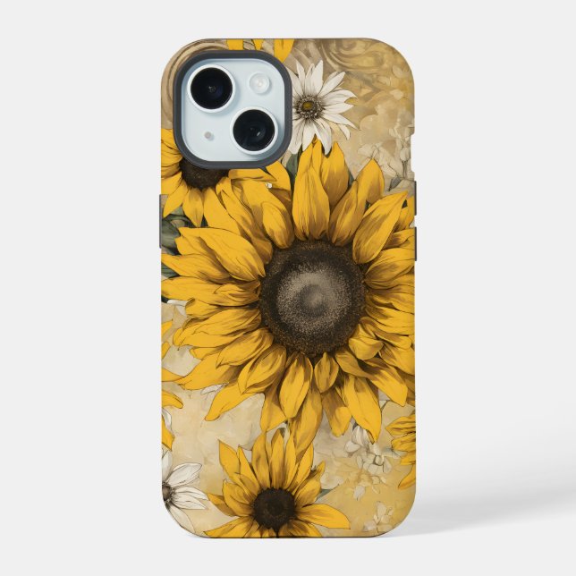 Sunflower Iphone Case (Back)