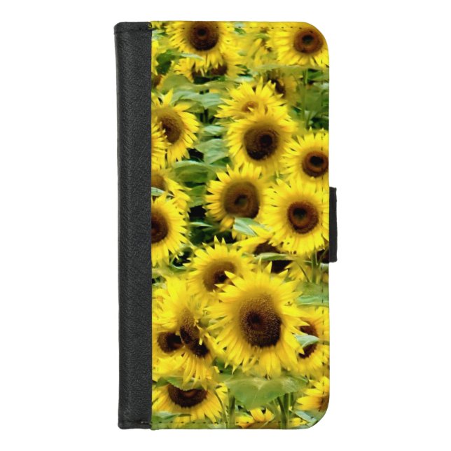 Sunflower iPhone Wallet Case (Front)