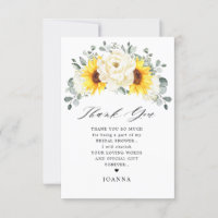 Sunflower Ivory Peony Eucalyptus Bridal Shower