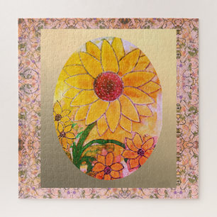 Sunflower jigsaw puzzle